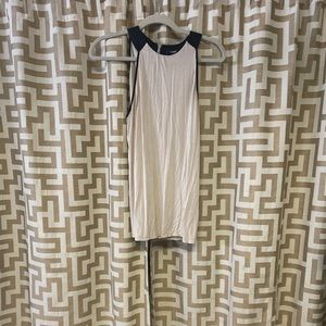 Adorable, soft, black and cream tank top.